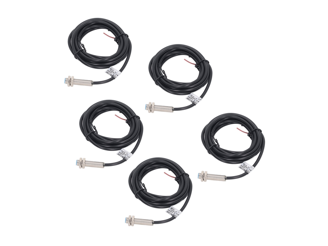 5 Piezas Sensor De Proximidad Interruptor De Enfoque 4‑24vdc Npn Normalmente Abierto Para Detección De Distancia