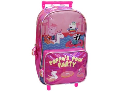 Mochila Trolley PEPPA PIG (Rosa - PVC - 33x22x11 cm)
