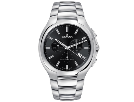 Edox Swissstf Les Bemonts Chrono Clock 10239-3-Nin