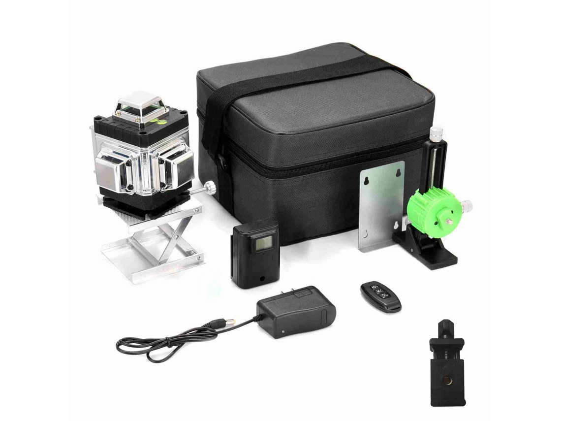 Nivel Láser De 16 Líneas Y 3° Con Autonivelación Y Función Multifuncional.