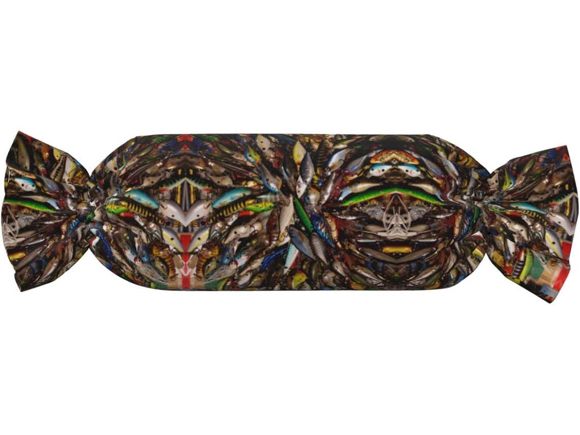 Almohada Cilíndrica Forma Señuelo Felpa Poliéster Espuma Viscoelástica Resistentes Ajustable Fácil Soporte