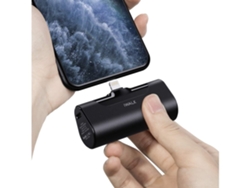 Cargador Portátil Banco Energia Ultracompacto Compacto para iPhone 12 YIZHOOD Negro