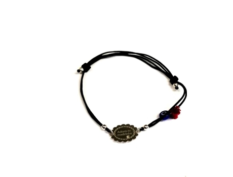 Pulsera HUGODUARTEJÓIAS Te Quiero, Madrina en Portugués (Plata - Plateado - Regulable)