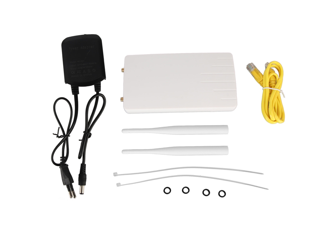 Router Baoj-2026 Wifi CPE 4G LTE para exteriores, resistente al agua, 150 Mbps, con 2 antenas desmontables, enchufe europeo 100-240 V.