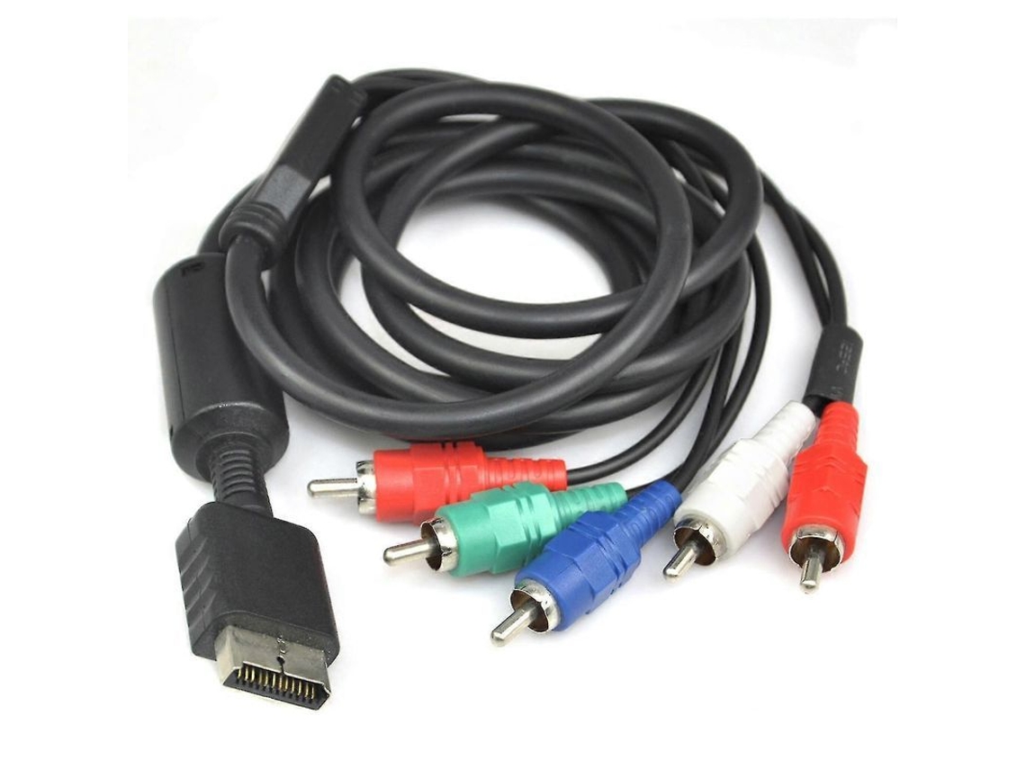 Cable De Componentes Av Hd Para Conexión A Tv De Sony Ps2 Y Ps3. Compatible Con Playstation 2 Y 3.