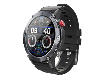 Smartwatch Lemfo Lf26Max Macho Bluetooth Llamada 300mAh Bateria Ip68 Impermeable Negro