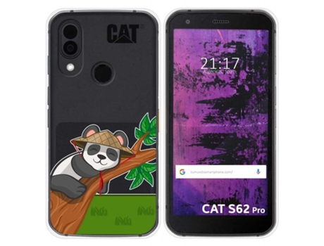 Carcasa CAT S62 Pro TUMUNDOSMARTPHONE Dibujos Transparente Multicolor