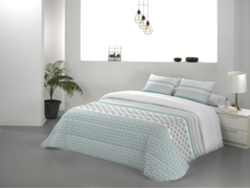 Colcha JVR Haiti (Poliéster - Azul - 250 cm)