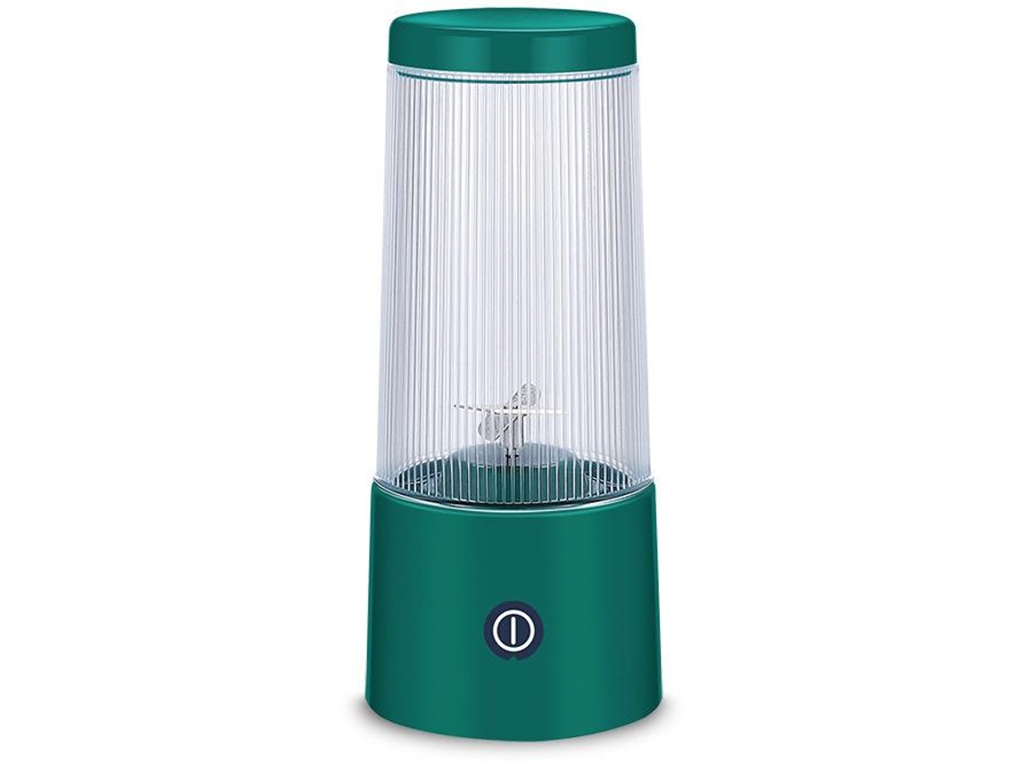 Exprimidor Portátil Con Carga Usb, Batidora Eléctrica Inalámbrica Naranja, Procesador De Alimentos De Carga Manual CHRUI Verde