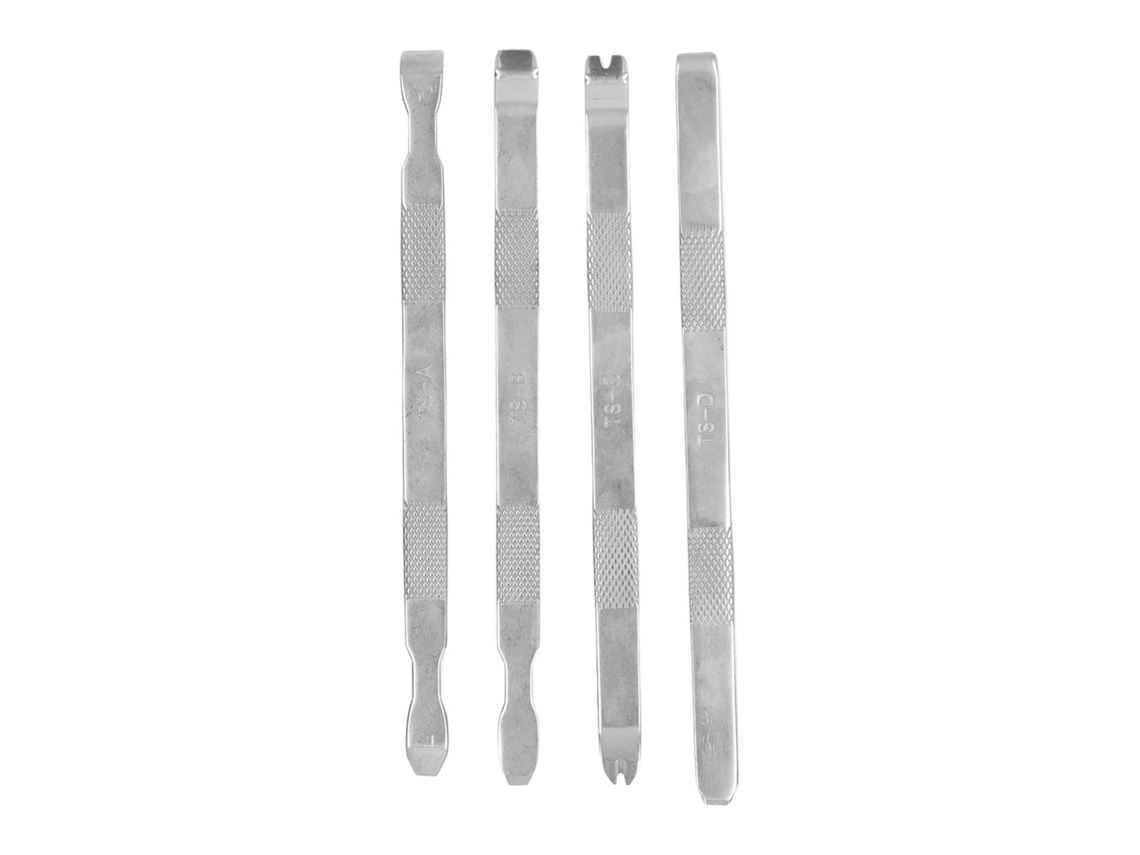 Juego De Herramientas De 4 Piezas Con Mango De Palanca Plana De Acero Inoxidable Para Reparación De Teléfonos, Tabletas Y Pc.