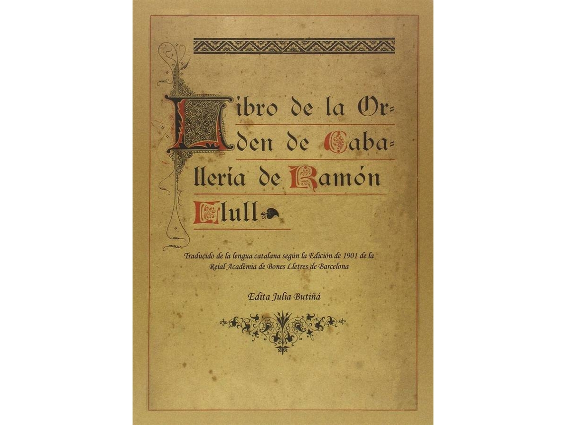 Libro Libro De La Orden De Caballería De Ramón Llull de Ramón Llull (Español)
