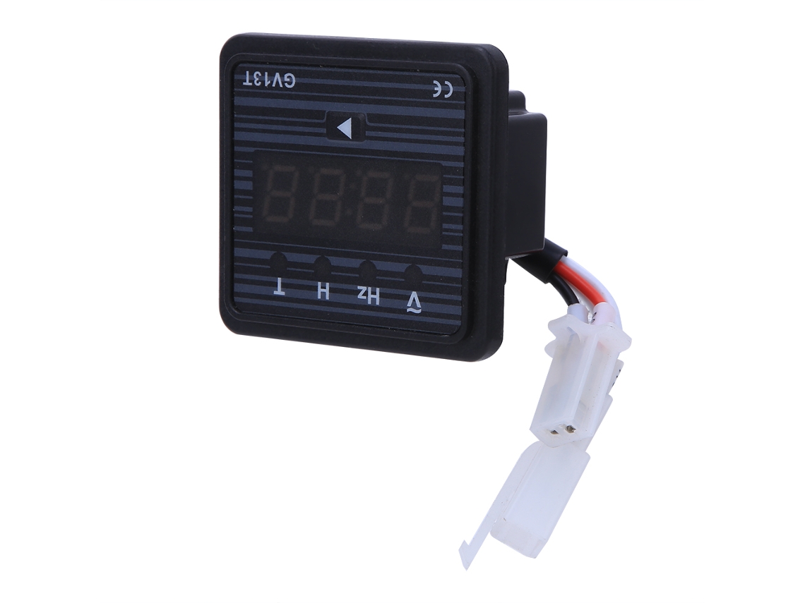 Módulo Medidor Digital Led De 4 Dígitos Gv13dc Para Generador/motor Con Medición De Voltaje, Frecuencia Y Tiempo.