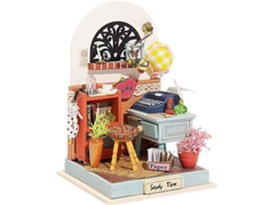 Kit De Baño En Miniatura Para Casa De Muñecas (diseño De Discos)