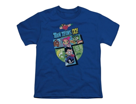 Camiseta ROCKINSTONE de Los Jóvenes Titanes en Acción (S)