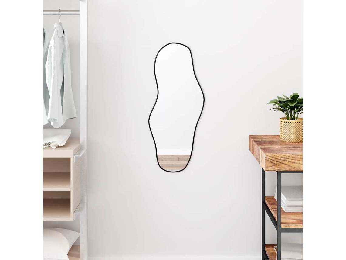 Espejo de pared 70x30 cm negro HARLANV1