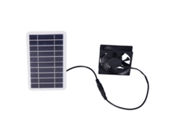 Ventilador Con Panel Solar De 2,5 W Para Extracción De Aire, Flujo, Creación, Plantación, Uso En Exteriores, Mascotas