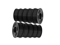 Filamento para impresora 3D, alta velocidad, sin burbujas, ABS 10 negro OEM