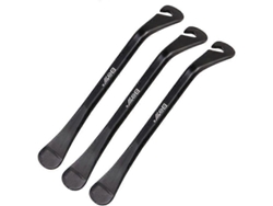 Juego de 3 herramientas para reparar neumáticos de bicicleta, juego de palancas de acero al carbono