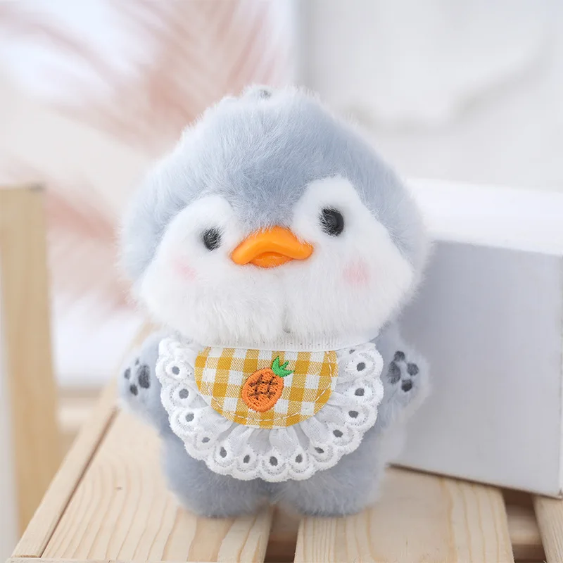 Llavero De Peluche De Pingüino Pequeño (gris), Adorno Para Bolso De Pingüino
