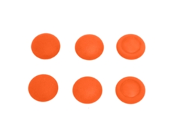 Capa De Botão De Joystick 3d 6 Em 1 Antideslizante Thumb Grips Para Controle Elite Ps5 Laranja