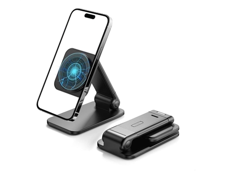 Soporte Standme Mag Plegable Escritorio Teléfono Ajustable Altura para Apple CHRONUS Negro