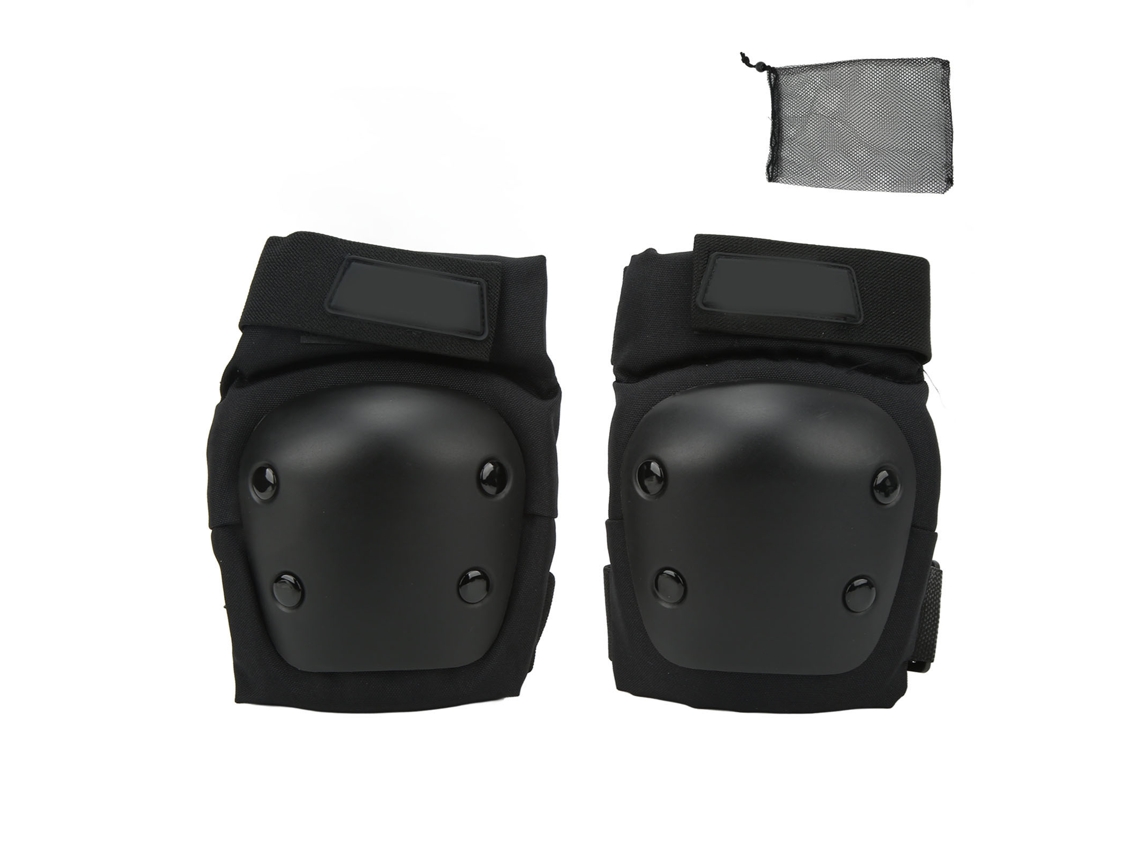 2026-rodilleras Ajustables Para Niños Ergonómicas Protectoras Para Deportes Patinaje Ski Talla Universal Negras
