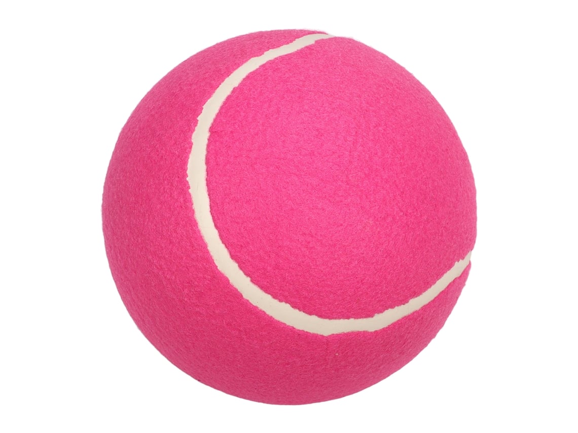 2026rebe-pelota De Tenis Gigante De 8 Pulgadas Hinchable Con Núcleo De Caucho Suave Felt Para Niños Mascotas Rosa