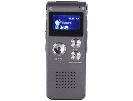 La grabadora de audio digital todo en uno de 16 GB con reproductor de MP3 es ideal para grabar entrevistas, conversaciones y reuniones