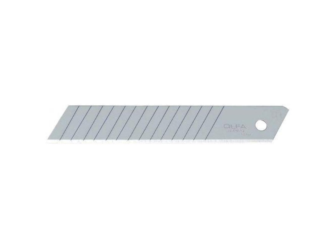 Pack de 50 cuchillas troceables 18 mm doble segmento plateadas OLFA