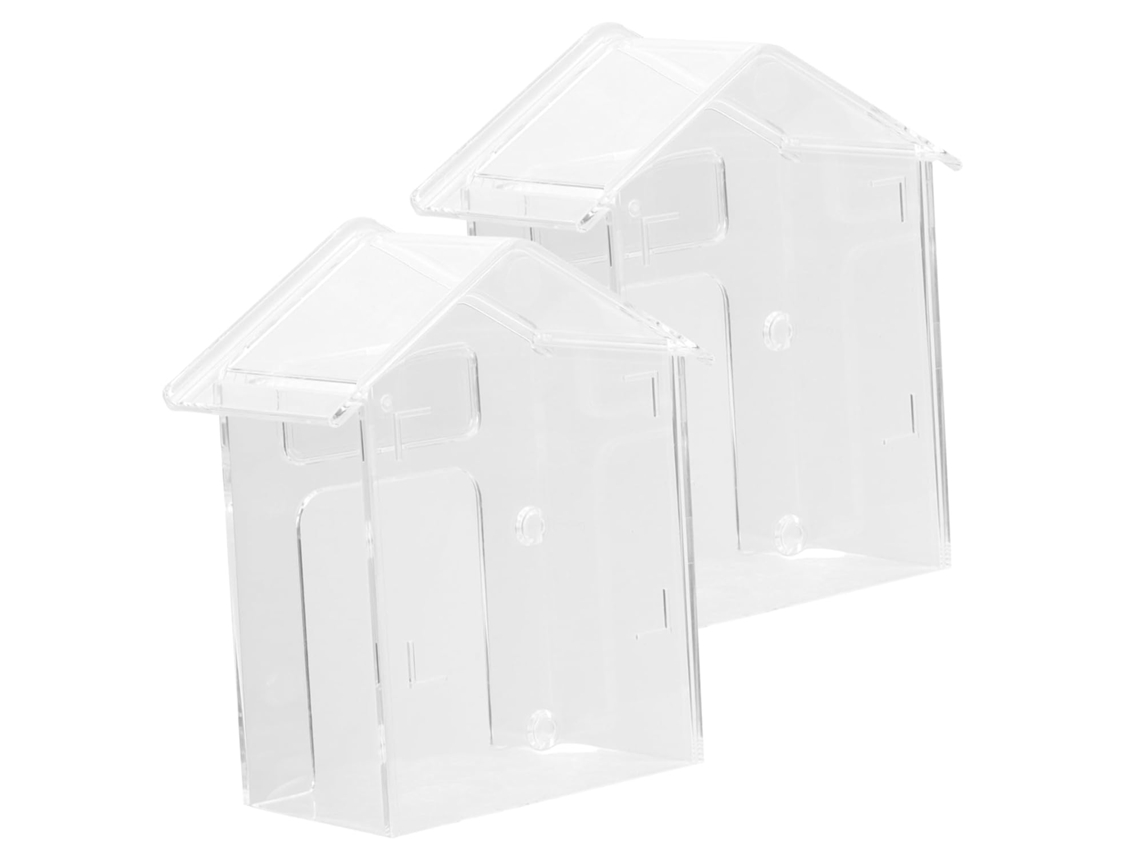 Cubierta Transparente Impermeable Para Timbre De Puerta De 2 Piezas, Protección Impermeable.