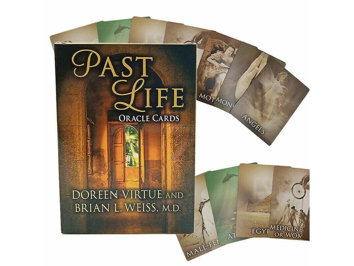 Baraja Completa De 44 Cartas De Tarot Oráculo De Vidas Pasadas, Herramienta Mágica
