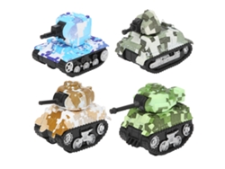 4 Piezas De Modelo De Tanque De Aleación Con Camuflaje Y Función De Retroceso, Juguete Decorativo, Regalo