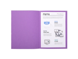Subcarpeta EXACOMPTA Forever A4 Morada 100 Unidades