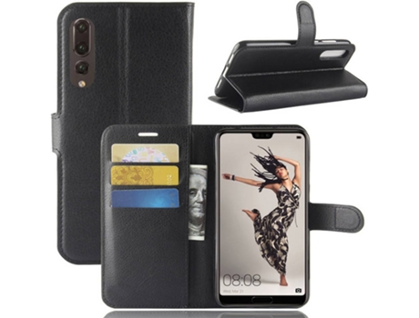 Carcasa Huawei P20 Pro Multi4you Libro Cartera Negro