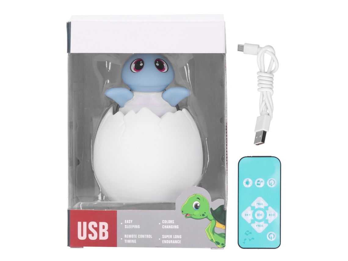 Dan26-lámpara Nocturna 3d Con Carga Usb, Control Remoto, Música Y Forma De Tortuga Marina, Regalo Juguete Decoración De Escritorio