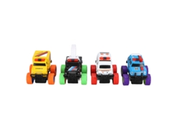 Ambulancia De Juguete Educativa Y Ligera Con Diseño Exquisito Y Función De Retroceso Para Niños.