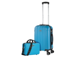 Maleta Abs Pequeña ITACA Havel turquesa (37X55x20 Cm - 37L)