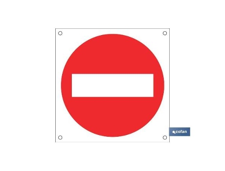 Señal polipropileno celular 600x600mm ob18 prohibido