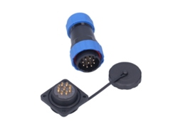 Conector De Alimentación Impermeable Ip68, Enchufe Y Toma De Aviación Cuadrados, 4 Orificios, 380 V 10 A, Pin Sp289