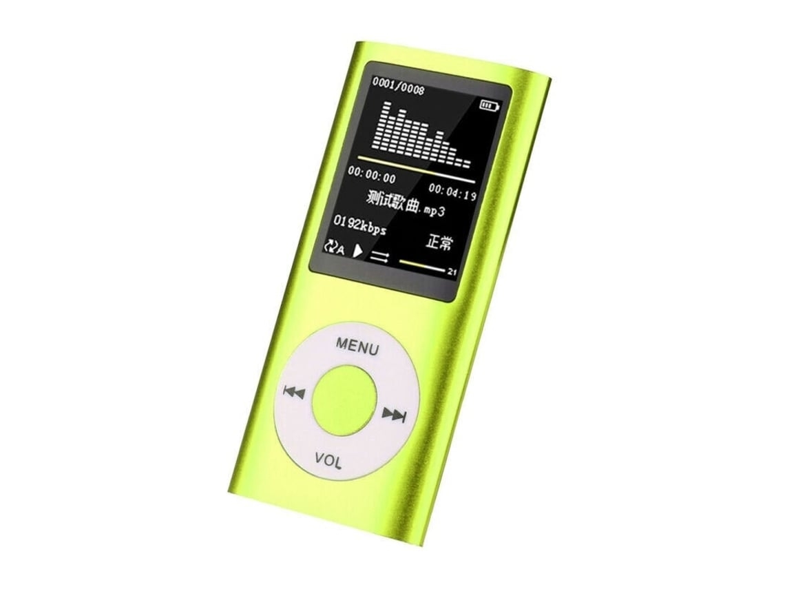 Reproductor MP4, reproductor LCD de 4ª generación, vídeo, radio FM con tarjeta SD / Tfverde Facpoet