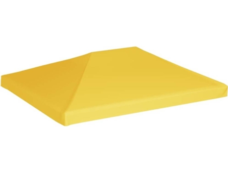 vidaXL Toldo de cenador 270 g/m² 4x3 m amarillo