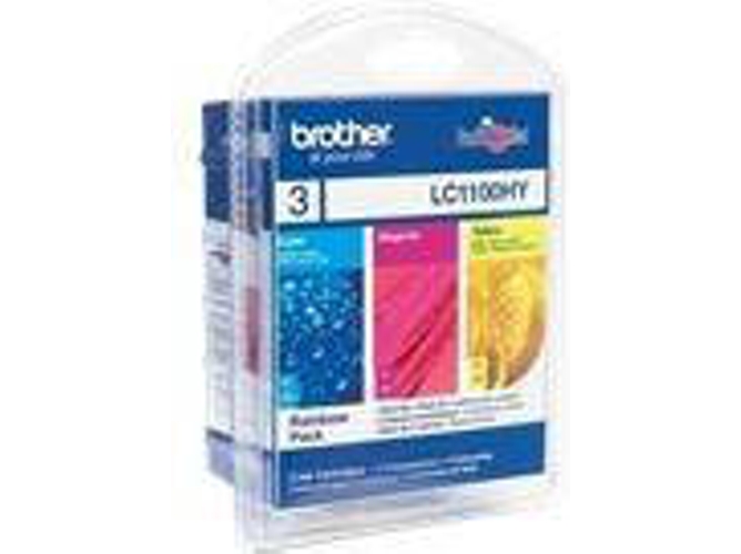Cartucho de tinta BROTHER LC-1100RBWBPDR