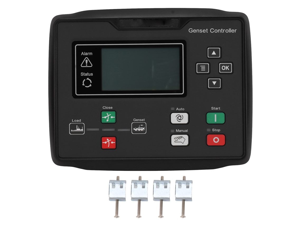 Controlador de generador diésel, panel de control electrónico de generador y módulo para grupo electrógeno, de 8 a 35 V. Otros.