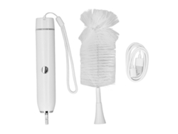 Juego de cepillos de limpieza eléctricos con cable USB, cepillo portátil impermeable IP65 para botellas y tazas