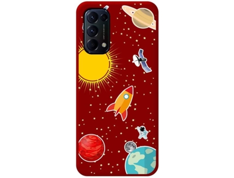 Carcasa Oppo Find X3 Lite 5G TUMUNDOSMARTPHONE Espacio Rojo