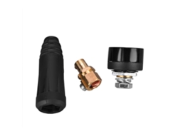 1 Peça Conector Rápido Dkj35-50 De Cabo De Solda Estilo Europeu Preto Adaptador De Conexão Rápida