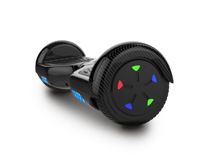 Hoverboard RCB WJ5 con Bluetooth y Ruedas LED Fibra de Carbono