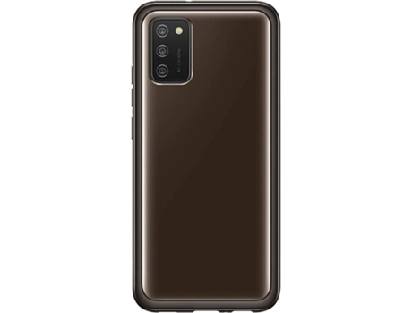 Funda SAMSUNG Galaxy A02s Suave Transparente Negro