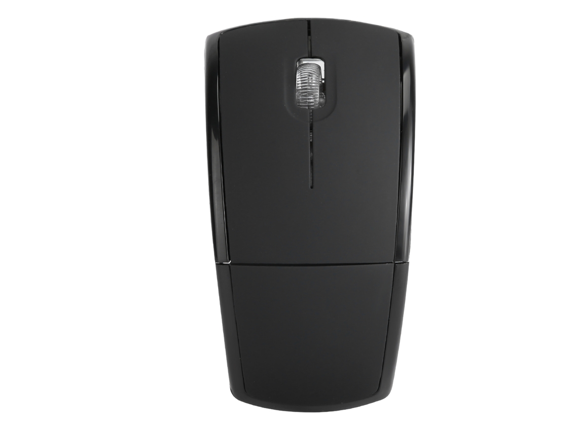 Rato Sem Fio 2.4g Plegável Ergonômico Arco Preto Com Receptor Usb Para Notebook Zd-01
