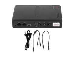 Mini Ups Batería De Reserva Compacta 36w 5v 9v 12v 2a Salida Dc Para Router Cámara Enchufe Eu